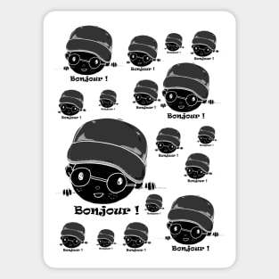 bonjour Sticker